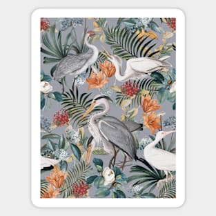 Floral and Birds Vintage Garden II Magnet